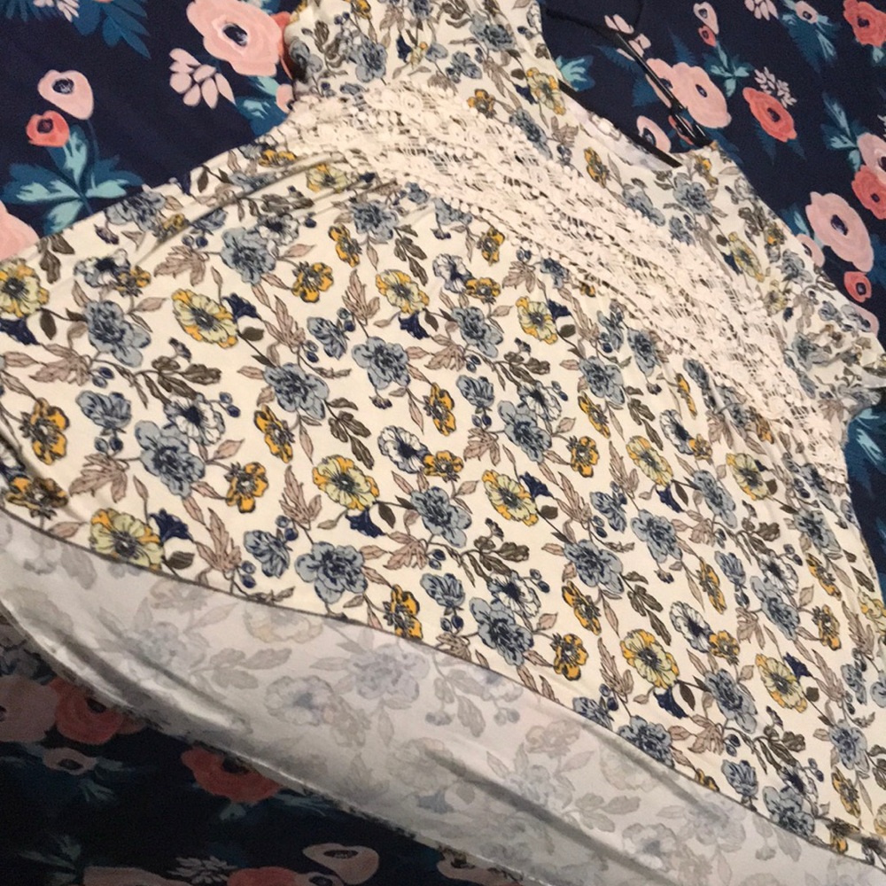 Floral Hi-low Shirt